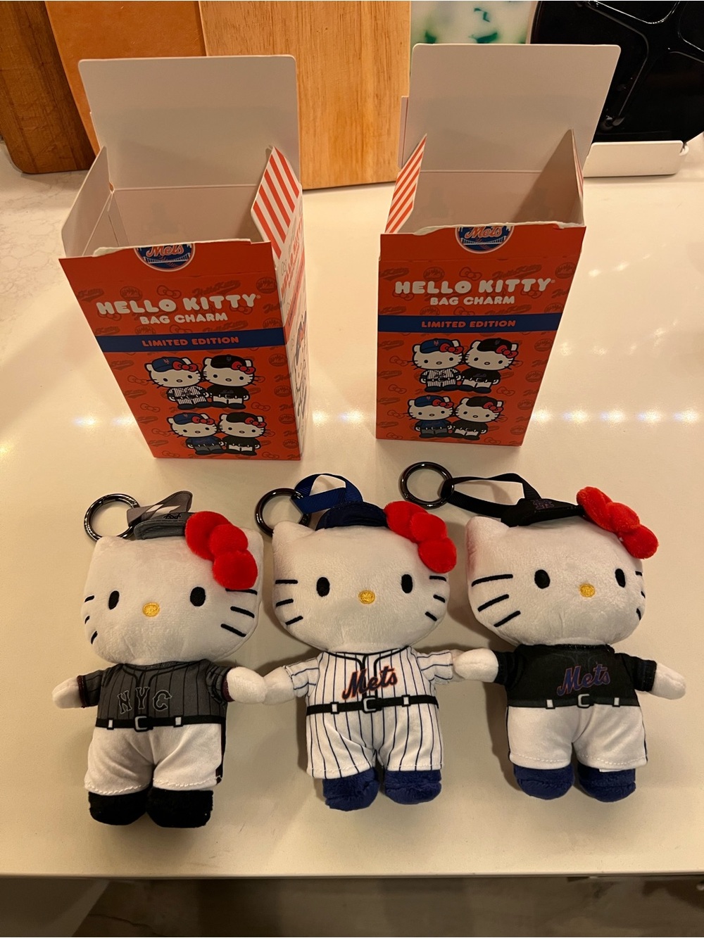 Hello Kitty x New York Mets bag charm